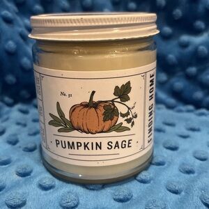 Finding Home Farms Medium 7.5oz Glass Jar Candle Pumpkin Sage